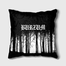 Подушка 3D с принтом Burzum , наволочка – 100% полиэстер, наполнитель – холлофайбер (легкий наполнитель, не вызывает аллергию). | состоит из подушки и наволочки. Наволочка на молнии, легко снимается для стирки | Тематика изображения на принте: burzum | ghotic | варг викернес | мрак | тьма