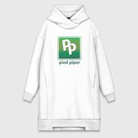 Платье-худи хлопок с принтом Pied Piper ,  |  | company | geek | logo | nerd | pied | piper | series | silicon valley | uniform | ботаники | вымышленная компания | гики | компания | логотип | пегий дудочник | программисты | сериал | силиконовая долина | форма