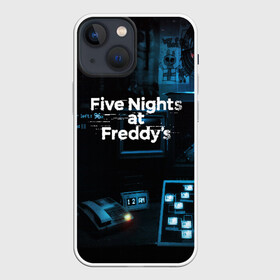 Чехол для iPhone 13 mini с принтом FIVE NIGHTS AT FREDDYS ,  |  | 5 ночей с фредди | animation | bonnie | chica | five nights at freddys | fnaf | foxy | freddy | funny | horror | scary | бонни | майк | пять | ужас | фнаф | фокси | фредди | чика | шмидт