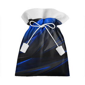 Подарочный 3D мешок с принтом Blue and Black , 100% полиэстер | Размер: 29*39 см | 3d | 3д | black | blue | texture | геометрия | красно синее | синий | текстуры | фигуры | черный