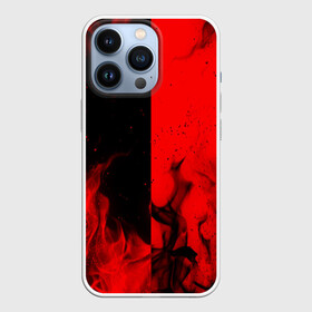 Чехол для iPhone 13 Pro с принтом BLACK RED FIRE ,  |  | bright | fire | flame | heat | light | wildfire | искры | огненный | огонь | пламя | пожар