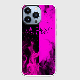 Чехол для iPhone 13 Pro с принтом LIL PEEP ,  |  | bright | fire | flame | heat | light | lil peep | lil prince | pink | wildfire | зарубежная музыка | искры | лил пип | маленький принц | огненный | огонь | пламя | пожар