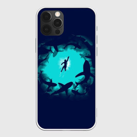 Чехол для iPhone 12 Pro Max с принтом Swimming in the sea , Силикон |  | dive | diving | swim | swimming | synchronized swimming | водный спорт | дайвинг | плавание | пловец | синхронное плавание | спорт