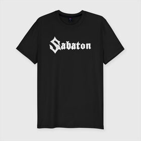 Мужская футболка хлопок Slim с принтом Sabaton , 92% хлопок, 8% лайкра | приталенный силуэт, круглый вырез ворота, длина до линии бедра, короткий рукав | battle metal | primo victoria | sabaton | the art of war | the great war | группа | йоаким броден | латный ботинок | метал | пауэр | рыцарские доспехи | сабатон | собатон | хэви