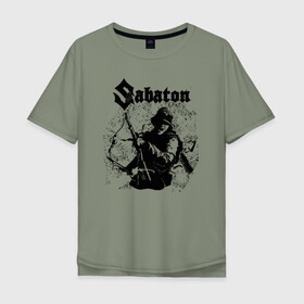 Мужская футболка хлопок Oversize с принтом Sabaton , 100% хлопок | свободный крой, круглый ворот, “спинка” длиннее передней части | battle metal | primo victoria | sabaton | the art of war | the great war | группа | йоаким броден | латный ботинок | метал | пауэр | рыцарские доспехи | сабатон | собатон | хэви