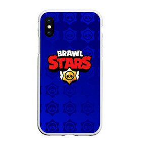 Чехол для iPhone XS Max матовый с принтом BRAWL STARS , Силикон | Область печати: задняя сторона чехла, без боковых панелей | brawl stars | bull | colt | leon | stars | берли | бо | брок | ворон | джесси | динамайк | дэррил | кольт | леон | мортис | нита | пайпер | пенни | поко | пэм | рикошет | спайк | тара | фрэнк | шелли | эль примо