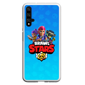 Чехол для Honor 20 с принтом BRAWL STARS , Силикон | Область печати: задняя сторона чехла, без боковых панелей | brawl stars | bull | colt | leon | stars | берли | бо | брок | ворон | джесси | динамайк | дэррил | кольт | леон | мортис | нита | пайпер | пенни | поко | пэм | рикошет | спайк | тара | фрэнк | шелли | эль примо