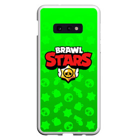 Чехол для Samsung S10E с принтом BRAWL STARS LEON , Силикон | Область печати: задняя сторона чехла, без боковых панелей | brawl stars | bull | colt | leon | stars | берли | бо | брок | ворон | джесси | динамайк | дэррил | кольт | леон | мортис | нита | пайпер | пенни | поко | пэм | рикошет | спайк | тара | фрэнк | шелли | эль примо