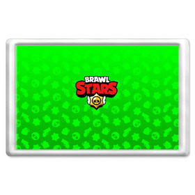 Магнит 45*70 с принтом  BRAWL STARS LEON , Пластик | Размер: 78*52 мм; Размер печати: 70*45 | brawl stars | bull | colt | leon | stars | берли | бо | брок | ворон | джесси | динамайк | дэррил | кольт | леон | мортис | нита | пайпер | пенни | поко | пэм | рикошет | спайк | тара | фрэнк | шелли | эль примо