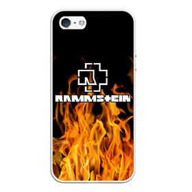 Чехол для iPhone 5/5S матовый с принтом RAMMSTEIN , Силикон | Область печати: задняя сторона чехла, без боковых панелей | lindemann | rammstein | рамштайн | тилль линдеманн