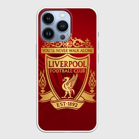 Чехол для iPhone 13 Pro с принтом Ливерпуль ,  |  | liverpool | liverpool fc | ynwa | you never walk alone | ливерпуль | фан ливерпуля | фанатская | футбол | футболист | футбольный клуб | энфильд