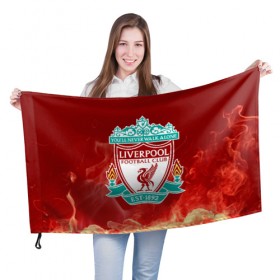 Флаг 3D с принтом Ливерпуль , 100% полиэстер | плотность ткани — 95 г/м2, размер — 67 х 109 см. Принт наносится с одной стороны | liverpool | liverpool fc | ynwa | you never walk alone | ливерпуль | фан ливерпуля | фанатская | футбол | футболист | футбольный клуб | энфильд
