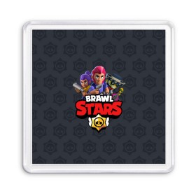 Магнит 55*55 с принтом BRAWL STARS , Пластик | Размер: 65*65 мм; Размер печати: 55*55 мм | Тематика изображения на принте: brawl stars | bull | colt | leon | stars | берли | бо | брок | ворон | джесси | динамайк | дэррил | кольт | леон | мортис | нита | пайпер | пенни | поко | пэм | рикошет | спайк | тара | фрэнк | шелли | эль примо