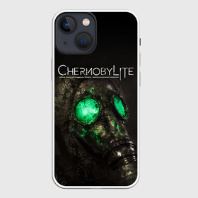 Чехол для iPhone 13 mini с принтом CHERNOBYLITE ПРОТИВОГАЗ ,  |  | anomaly | chernobyl | chernobylite | game | games | horror | logo | metro | stalker | symbol | аномалии | игра | игры | лого | логотип | метро | символ | сталкер | ужасы | хоррор | чернобылит | чернобыль