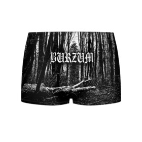 Мужские трусы 3D с принтом Burzum , 50% хлопок, 50% полиэстер | классическая посадка, на поясе мягкая тканевая резинка | burzum | ghotic | варг викернес | мрак | тьма