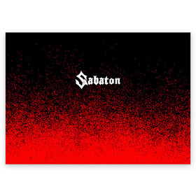 Поздравительная открытка с принтом SABATON , 100% бумага | плотность бумаги 280 г/м2, матовая, на обратной стороне линовка и место для марки
 | Тематика изображения на принте: battle metal. | primo victoria | sabaton | the art of war | the great war | группа | йоаким броден | латный ботинок | метал | пауэр | рыцарские доспехи | сабатон | собатон | хэви