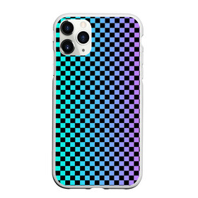 Чехол для iPhone 11 Pro Max матовый с принтом Checkerboard Color , Силикон |  | checkerboard | gradient | бойчик | в клетку | в клеточку | градиент | клетка | музыка | орнамент | френдзона | шахматная доска | шашки