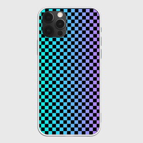 Чехол для iPhone 12 Pro Max с принтом Checkerboard Color , Силикон |  | Тематика изображения на принте: checkerboard | gradient | бойчик | в клетку | в клеточку | градиент | клетка | музыка | орнамент | френдзона | шахматная доска | шашки