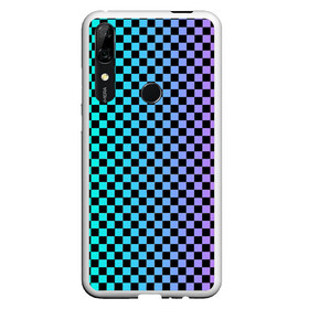 Чехол для Honor P Smart Z с принтом Checkerboard Color , Силикон | Область печати: задняя сторона чехла, без боковых панелей | Тематика изображения на принте: checkerboard | gradient | бойчик | в клетку | в клеточку | градиент | клетка | музыка | орнамент | френдзона | шахматная доска | шашки