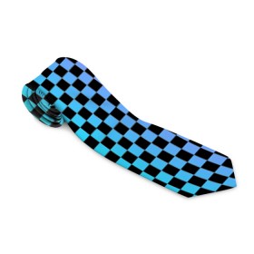 Галстук 3D с принтом Checkerboard Color , 100% полиэстер | Длина 148 см; Плотность 150-180 г/м2 | Тематика изображения на принте: checkerboard | gradient | бойчик | в клетку | в клеточку | градиент | клетка | музыка | орнамент | френдзона | шахматная доска | шашки