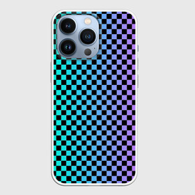Чехол для iPhone 13 Pro с принтом Checkerboard Color ,  |  | checkerboard | gradient | бойчик | в клетку | в клеточку | градиент | клетка | музыка | орнамент | френдзона | шахматная доска | шашки