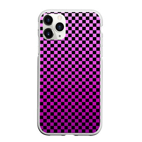 Чехол для iPhone 11 Pro Max матовый с принтом Checkerboard Color , Силикон |  | checkerboard | gradient | бойчик | в клетку | в клеточку | градиент | клетка | музыка | орнамент | френдзона | шахматная доска | шашки