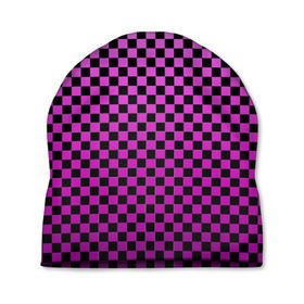 Шапка 3D с принтом Checkerboard Color , 100% полиэстер | универсальный размер, печать по всей поверхности изделия | checkerboard | gradient | бойчик | в клетку | в клеточку | градиент | клетка | музыка | орнамент | френдзона | шахматная доска | шашки