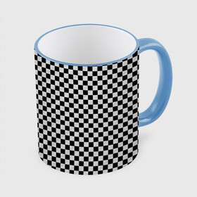 Кружка с полной запечаткой с принтом Checkerboard Color  , керамика | ёмкость 330 мл | checkerboard | gradient | бойчик | в клетку | в клеточку | градиент | клетка | музыка | орнамент | френдзона | шахматная доска | шашки