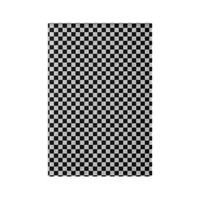 Обложка для паспорта матовая кожа с принтом Checkerboard Color  , натуральная матовая кожа | размер 19,3 х 13,7 см; прозрачные пластиковые крепления | checkerboard | gradient | бойчик | в клетку | в клеточку | градиент | клетка | музыка | орнамент | френдзона | шахматная доска | шашки