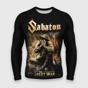 Мужской рашгард 3D с принтом Sabaton ,  |  | Тематика изображения на принте: heavy metal | heroes | sabaton | the great war | the last stand | группы | метал | музыка | сабатон | хэви метал