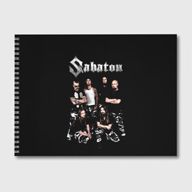 Альбом для рисования с принтом Sabaton , 100% бумага
 | матовая бумага, плотность 200 мг. | heavy metal | heroes | sabaton | the great war | the last stand | группы | метал | музыка | сабатон | хэви метал