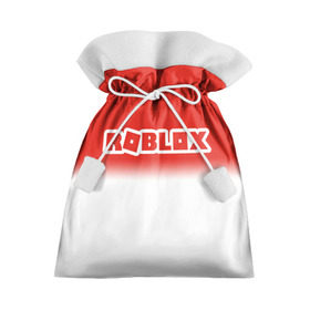 Подарочный 3D мешок с принтом Roblox , 100% полиэстер | Размер: 29*39 см | Тематика изображения на принте: game | gamer | logo | minecraft | simulator | игра | конструктор | лого | симулятор | строительство | фигура