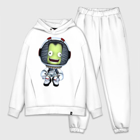 Мужской костюм хлопок OVERSIZE с принтом Кербанафт (+ лого на спине) ,  |  | kerbal | ksp | nasa | program | space | кербала | корабль | космическая | космос | наса | планеты | полёты | программа | ракета | симулятор