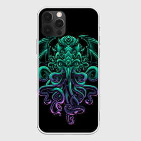 Чехол для iPhone 12 Pro Max с принтом Ктулху , Силикон |  | call | cthulhu | dagon | howard | lovecraft | monsters | mysticism | ocean | review | говард | дагон | зов | ктулху | лавкрафт | мистика | мифы | монстры | обзор | океан