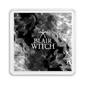 Магнит 55*55 с принтом BLAIR WITCH , Пластик | Размер: 65*65 мм; Размер печати: 55*55 мм | blair witch | blair witch 2019 | blair witch игра | blairs witch | блэр | ведьмы | ведьмы из блэр