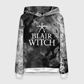 Женская толстовка 3D с принтом BLAIR WITCH , 100% полиэстер  | двухслойный капюшон со шнурком для регулировки, мягкие манжеты на рукавах и по низу толстовки, спереди карман-кенгуру с мягким внутренним слоем. | blair witch | blair witch 2019 | blair witch игра | blairs witch | блэр | ведьмы | ведьмы из блэр