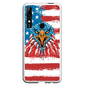Чехол для Honor P Smart Z с принтом American Eagle , Силикон | Область печати: задняя сторона чехла, без боковых панелей | america | amerika | bird | eagle | flag | usa | америка | американский | орел | птица | соединенные | сша | флаг | штаты