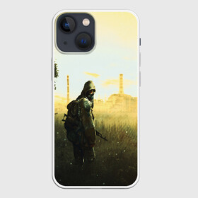 Чехол для iPhone 13 mini с принтом STALKER ,  |  | chernobyl | game | games | gsc | logo | s.t.a.l.k.e.r. | stalker | stalker 2 | stalker2 | world | игра | игры | лого | противогаз | с.т.а.л.к.е.р. | символ | сталкер | сталкер 2 | сталкер2 | чернобыль