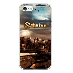 Чехол для iPhone 5/5S матовый с принтом Sabaton , Силикон | Область печати: задняя сторона чехла, без боковых панелей | battle metal | primo victoria | sabaton | the art of war | the great war | группа | йоаким броден | латный ботинок | метал | пауэр | рыцарские доспехи | сабатон | собатон | хэви