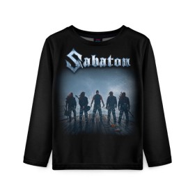 Детский лонгслив 3D с принтом Sabaton , 100% полиэстер | длинные рукава, круглый вырез горловины, полуприлегающий силуэт
 | battle metal | primo victoria | sabaton | the art of war | the great war | группа | йоаким броден | латный ботинок | метал | пауэр | рыцарские доспехи | сабатон | собатон | хэви