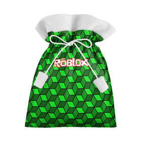 Подарочный 3D мешок с принтом ROBLOX , 100% полиэстер | Размер: 29*39 см | Тематика изображения на принте: game | gamer | logo | minecraft | roblox | simulator | игра | конструктор | лого | симулятор | строительство | фигура
