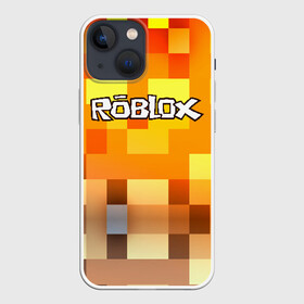 Чехол для iPhone 13 mini с принтом ROBLOX ,  |  | game | gamer | logo | minecraft | roblox | simulator | игра | конструктор | лого | симулятор | строительство | фигура