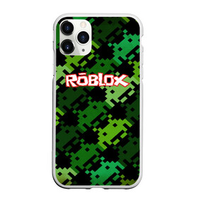 Чехол для iPhone 11 Pro матовый с принтом ROBLOX , Силикон |  | game | gamer | logo | minecraft | roblox | simulator | игра | конструктор | лого | симулятор | строительство | фигура
