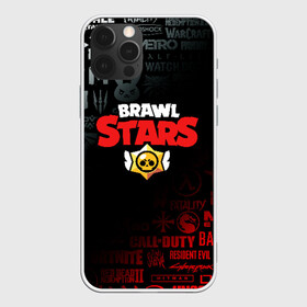 Чехол для iPhone 12 Pro с принтом BRAWL STARS , силикон | область печати: задняя сторона чехла, без боковых панелей | borderlands | bull | call of duty | counter strike | cs go | dark souls | devil may cry | dmc | face | fallout | far cry | leon | stalker | stars | tes | the last of us | the witcher | warframe | watch dogs | ведьмак | ворон | джесси | леон 