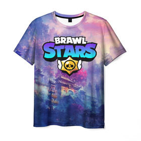 Мужская футболка 3D с принтом Brawl Stars , 100% полиэфир | прямой крой, круглый вырез горловины, длина до линии бедер | brawl | bs | fails | leon | stars | supercell | tick | бой | босс | бравл | броубол | бс | герои | драка | звезд | осада | сейф | старс | цель