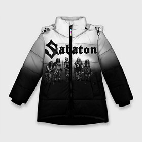 Зимняя куртка для девочек 3D с принтом Sabaton , ткань верха — 100% полиэстер; подклад — 100% полиэстер, утеплитель — 100% полиэстер. | длина ниже бедра, удлиненная спинка, воротник стойка и отстегивающийся капюшон. Есть боковые карманы с листочкой на кнопках, утяжки по низу изделия и внутренний карман на молнии. 

Предусмотрены светоотражающий принт на спинке, радужный светоотражающий элемент на пуллере молнии и на резинке для утяжки. | battle metal | primo victoria | sabaton | the art of war | the great war | группа | йоаким броден | латный ботинок | метал | пауэр | рыцарские доспехи | сабатон | собатон | хэви