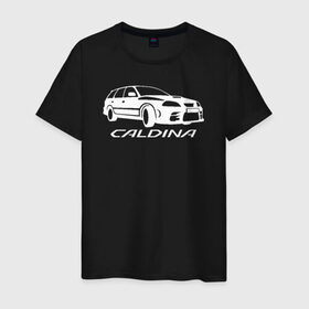Мужская футболка хлопок Toyota Caldina купить 