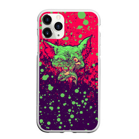 Чехол для iPhone 11 Pro Max матовый с принтом Кот Зомби , Силикон |  | cat | fish | halloween | horror | paint | zombie | зомби | кот | кошка | краска | монстр | рыба | страшный | хеллоуин | хэлуин