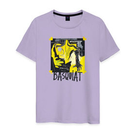 Мужская футболка хлопок с принтом BASQUIAT ARTIST , 100% хлопок | прямой крой, круглый вырез горловины, длина до линии бедер, слегка спущенное плечо. | живопись | искусство | картина | художники | шедевры