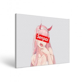 Холст прямоугольный с принтом Senpai 02 , 100% ПВХ |  | 02 | ahegao | anime | darling in the franxx | franxx | manga | senpai | аниме | ахегао | манга | милый во франксе | сенпай | франкс